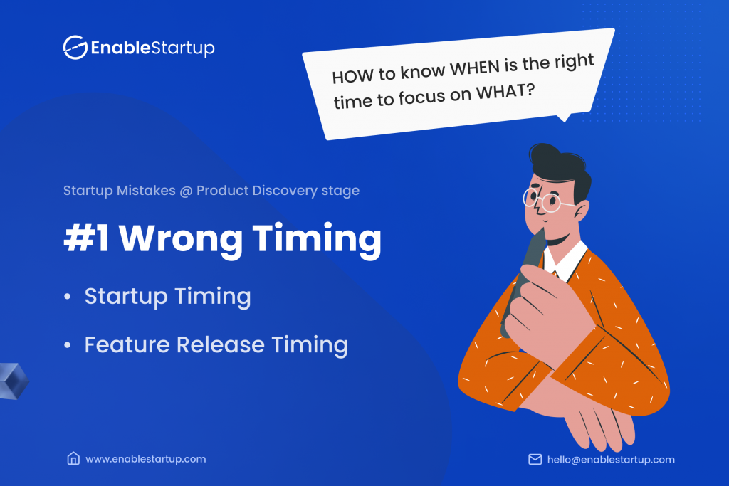 product discovery - wrong timing in feature release